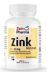 Цинк хелат ZeinPharma капсули по 25 мг №120