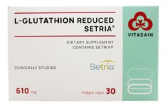 Setria glutathione capsules No. 30 (10x3) in a blister.