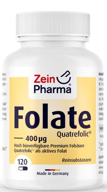 Фолиевая кислота Folat (Quatrefolic®),120 капсул