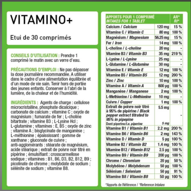 Витамино + Eric Favre таблетки №30